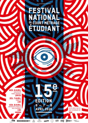 Affiche 15me Festival National du Court-Mtrage Etudiant