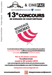 Affiche 13 Concours de scnario Nouveaux Cinmas